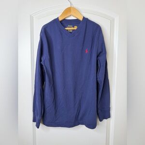 Polo by Ralph Lauren Boys (10-12) Navy Long Sleeve Tee Layer